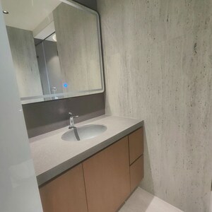 Kitchen in 3 BHK Apartment at Rohan Lifescapes Aquino, Prabhadevi – for Rent