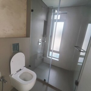 Bathroom in 3 BHK Apartment at Rohan Lifescapes Aquino, Prabhadevi – for Rent