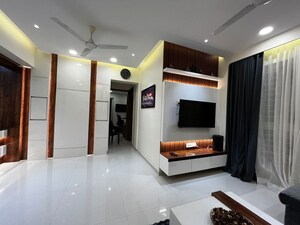 Living Room in 2 BHK Apartment at Sanco Luxury Square, Chikhali – for Sale