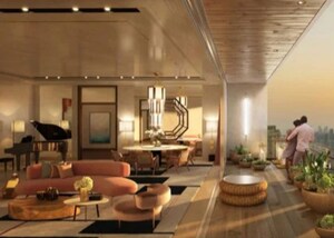 Living Room in 3 BHK Apartment at Piramal Mahalaxmi, Mahalaxmi – for Rent