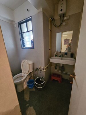 Bathroom in  Office Space at Shilp Epitome, Bodakdev – for Rent