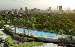 Swimming Pool in 4 BHK Apartment at Piramal Aranya, Byculla – for Rent