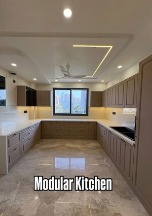 Kitchen in 3 BHK Builder Floor at Sector 77 – for Sale