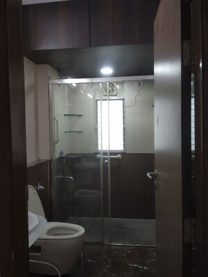 Bathroom in 2.5 BHK Apartment at DB Woods, Goregaon East – for Rent