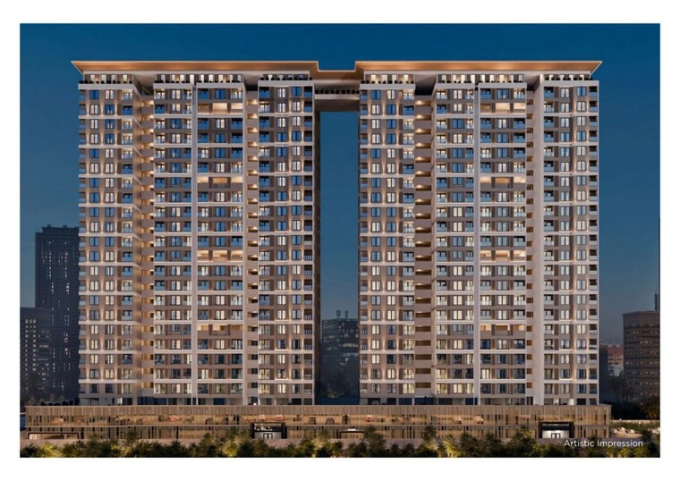 Exterior View, sentosa-edge 3 Bedroom 1048 Sq.Ft. Apartment In Punawale Pune 10278666
