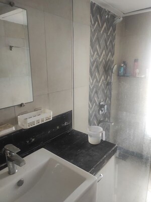 Bathroom in 3 BHK Apartment at Dheeraj Insignia, Bandra East – for Rent