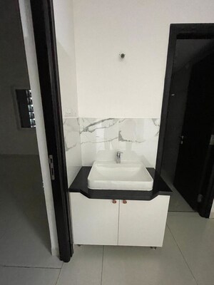 Bathroom in 3 BHK Apartment at Aparna Zenon, Puppalaguda – for Rent