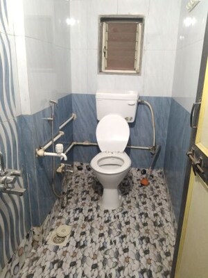 Bathroom in 3 BHK Apartment at Shri Senapati Bapat CHS, Senapati Bapat Road – for Rent