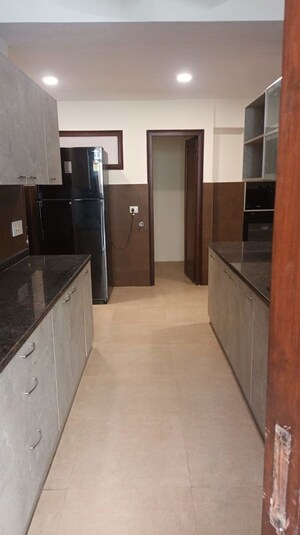 Kitchen in 4 BHK Builder Floor at West End Colony – for Rent