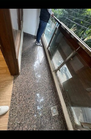 Balcony in 2 BHK Builder Floor at Malviya Nagar – for Rent