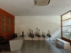 Bathroom in  Office Space at Shilp Arista, Bodakdev – for Rent