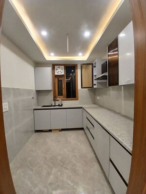 Kitchen in 3 BHK Apartment at Chattarpur – for Rent