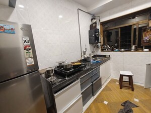 Kitchen in 2 BHK Apartment at Rajvilas Hawa Mahal Chs, Manpada – for Rent