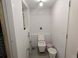 Bathroom in 2 BHK Apartment at Rajvilas Hawa Mahal Chs, Manpada – for Rent