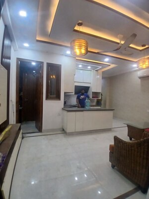 Living Room in 3 BHK Apartment at Chattarpur – for Rent