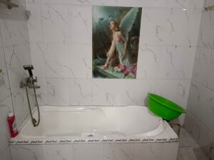 Bathroom in 2 BHK Independent House at Dayal Bagh – for Rent