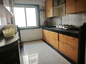 Kitchen in 3 BHK Apartment at Guru Kripa Residency, Chembur – for Rent