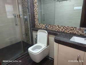 Bathroom in 1 BHK Apartment at Omkar Signet, Malad East – for Rent