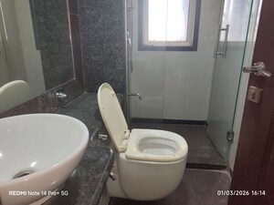 Bathroom in 1 BHK Apartment at Omkar Signet, Malad East – for Rent