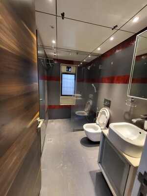 Bathroom in 3 BHK Apartment at Meena Towers Apartment, Chembur – for Rent