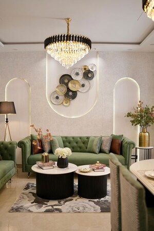 Living Room in 3 BHK Apartment at Patiala Road – for Sale