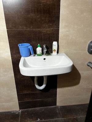 Bathroom in 3 BHK Apartment at Ashoka Liviano, Nanakramguda – for Rent