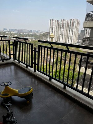 Balcony in 3 BHK Apartment at Ashoka Liviano, Nanakramguda – for Rent