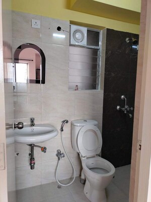 Bathroom in 2 BHK Apartment at Rajat Avante, Joka – for Rent