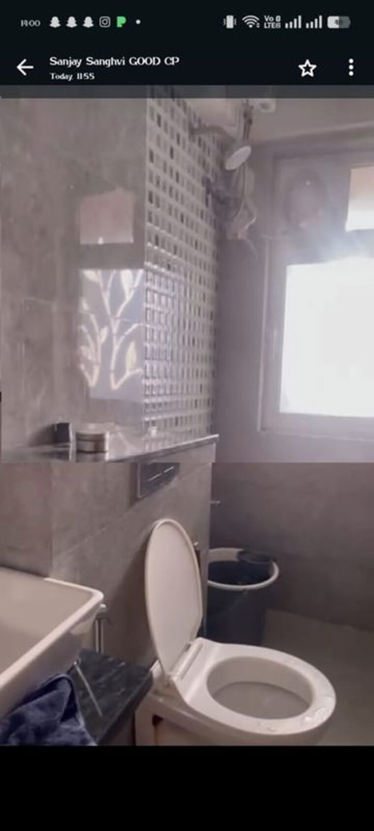 Bathroom, gardina 2 Bedroom 445 Sq.Ft. Apartment In Santacruz East Mumbai 10279332