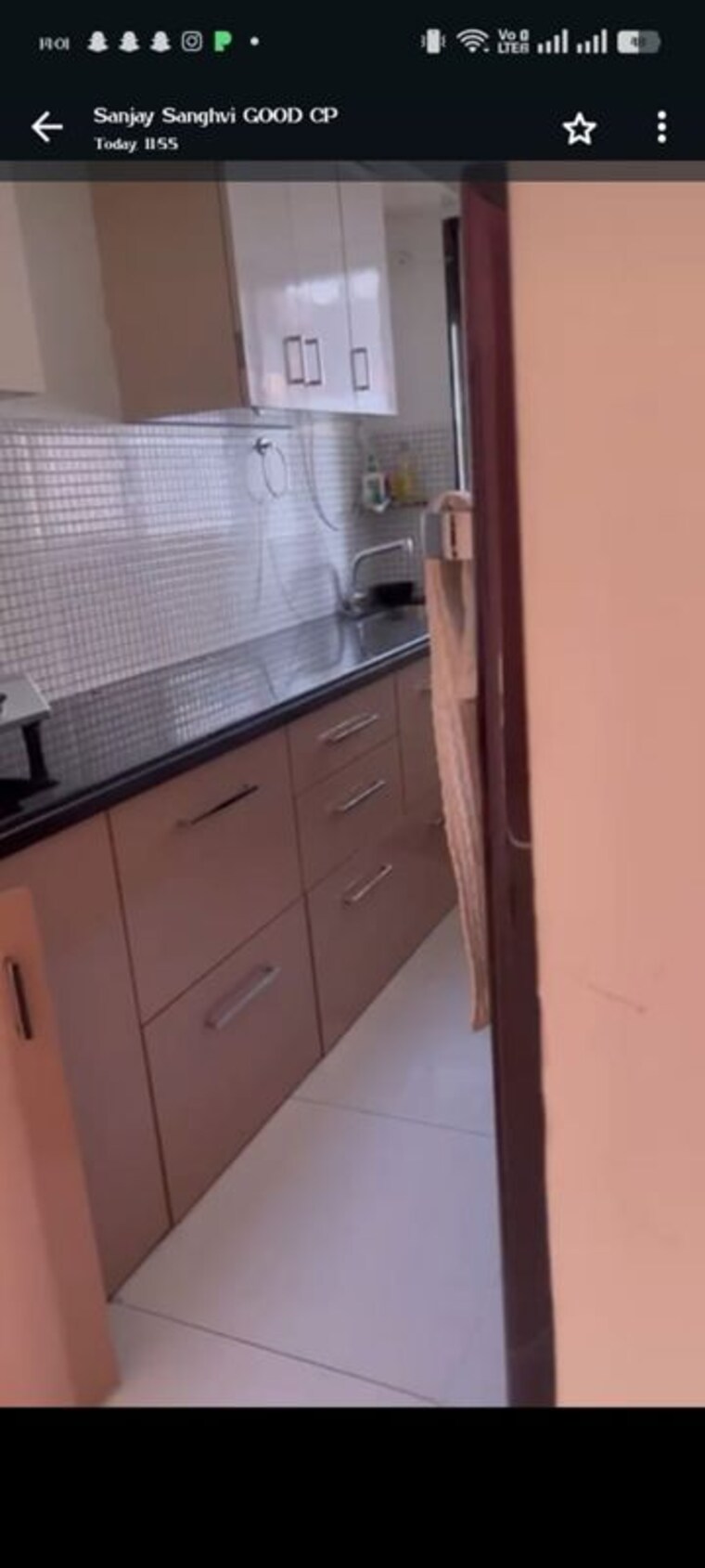 Kitchen, gardina 2 Bedroom 435 Sq.Ft. Apartment In Santacruz East Mumbai 10279331