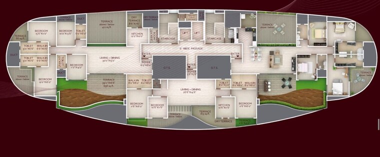 Floor Plan, manav-eternelle 5 Bedroom 4500 Sq.Ft. Apartment In Baner Pune 10279455