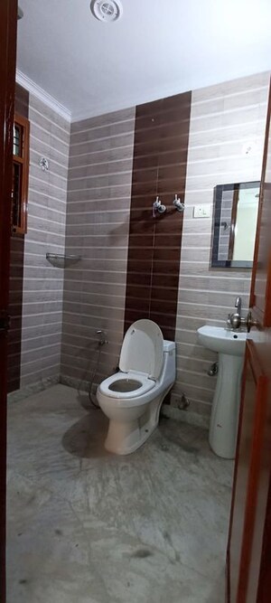 Bathroom in 3 BHK Builder Floor at Indira Colony – for Rent