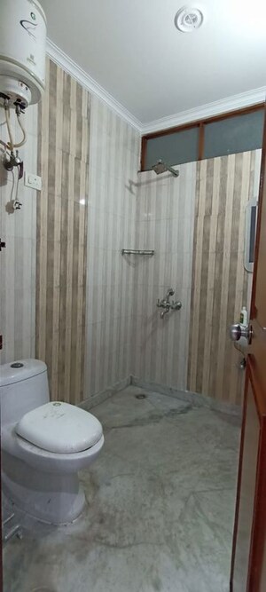 Bathroom in 3 BHK Builder Floor at Indira Colony – for Rent