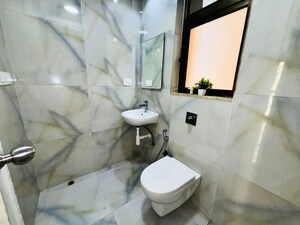 Bathroom in 3 BHK Apartment at Rustomjee Crown, Prabhadevi – for Sale