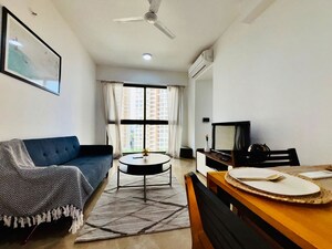 Living Room in 3 BHK Apartment at Rustomjee Crown, Prabhadevi – for Sale