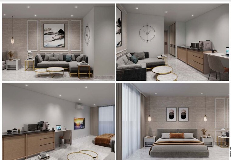 Kitchen, nirala-gateway Studio 640 Sq.Ft. Apartment In Sector 12 Greater Noida Greater Noida 10279511