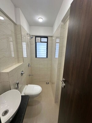 Bathroom in 1 BHK Independent House at JP Eminence, Andheri West – for Rent