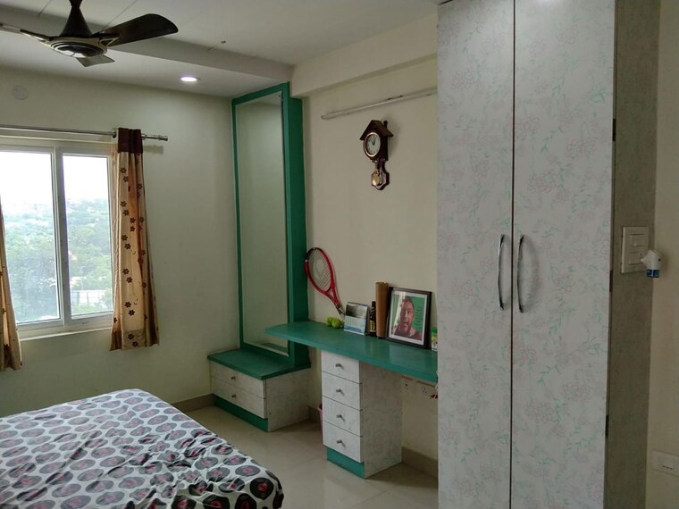 Living Room, theme-ambience-golf-view 3 Bedroom 1920 Sq.Ft. Apartment In Gachibowli Hyderabad 10279772
