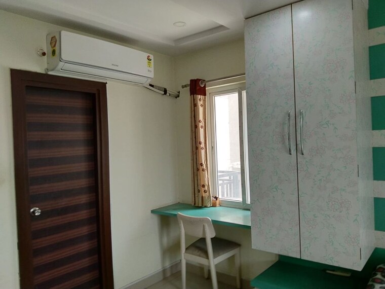 Living Room, theme-ambience-golf-view 3 Bedroom 1920 Sq.Ft. Apartment In Gachibowli Hyderabad 10279772