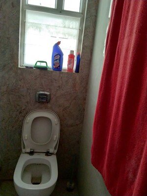 Bathroom in 3 BHK Apartment at Theme Ambience Golf View, Gachibowli – for Rent