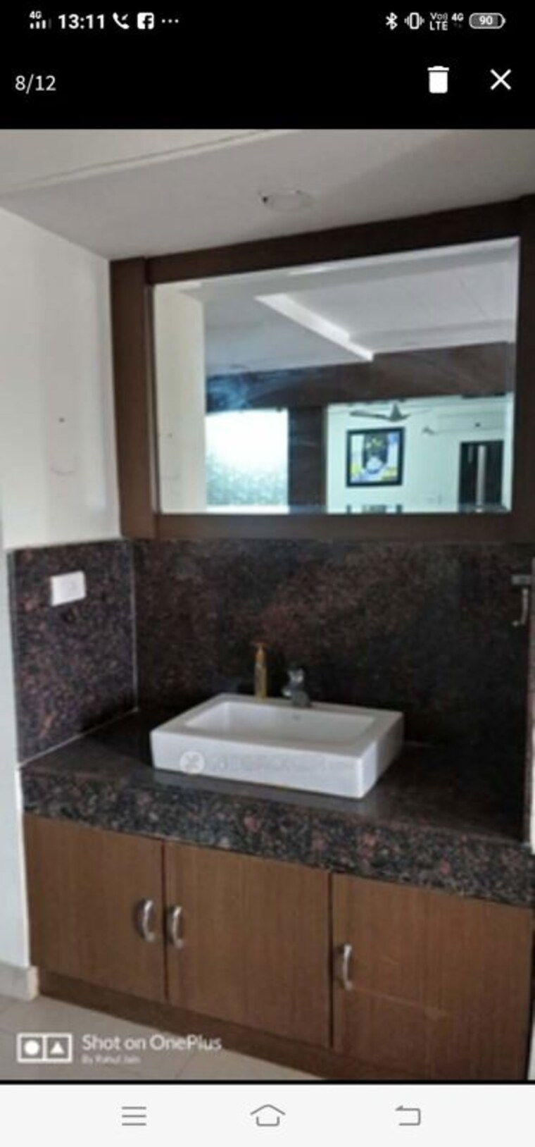 Bathroom, theme-ambience-golf-view 3 Bedroom 1920 Sq.Ft. Apartment In Gachibowli Hyderabad 10279772