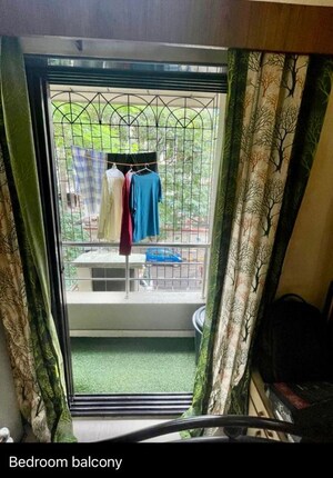 Balcony in 1 BHK Apartment at Ghansoli Sector 6 – for Sale