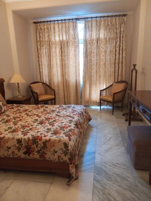 Bedroom in 4 BHK Builder Floor at Anand Lok – for Rent