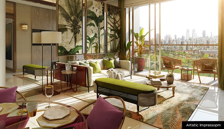 Living Room, piramal-aranya-avyan 3 Bedroom 1650 Sq.Ft. Apartment In Byculla Mumbai 10279807