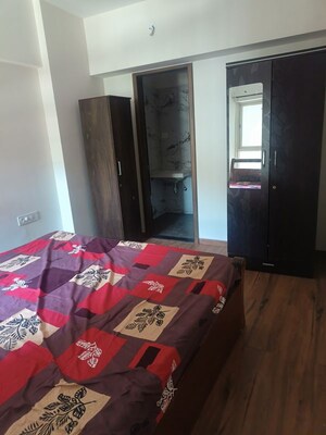 Bedroom in 2 BHK Apartment at Krishna Fairmont, Wakad – for Rent