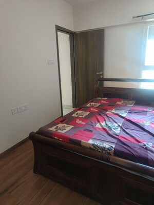 Bedroom in 2 BHK Apartment at Krishna Fairmont, Wakad – for Rent