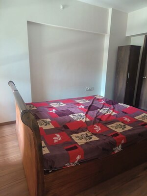 Bedroom in 2 BHK Apartment at Krishna Fairmont, Wakad – for Rent