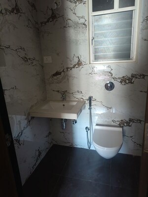 Bathroom in 2 BHK Apartment at Krishna Fairmont, Wakad – for Rent