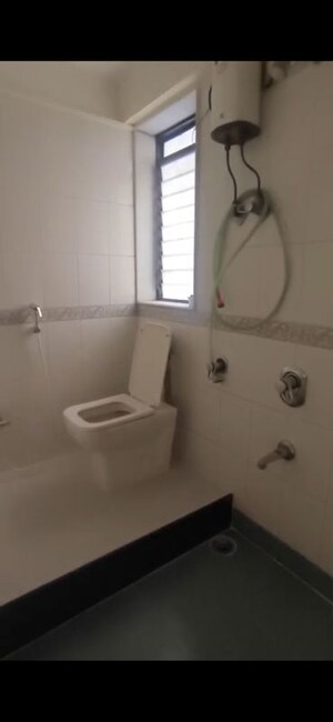 Bathroom in 3 BHK Apartment at KP Krishna Regency, Malad West – for Rent