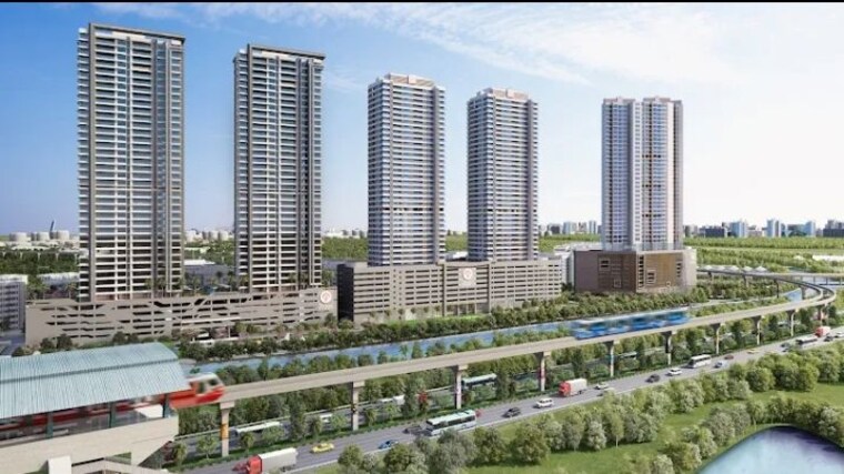 Exterior View, ajmera-i-land-zeon 2 Bedroom 994 Sq.Ft. Apartment In Bhakti Park Mumbai 10280144